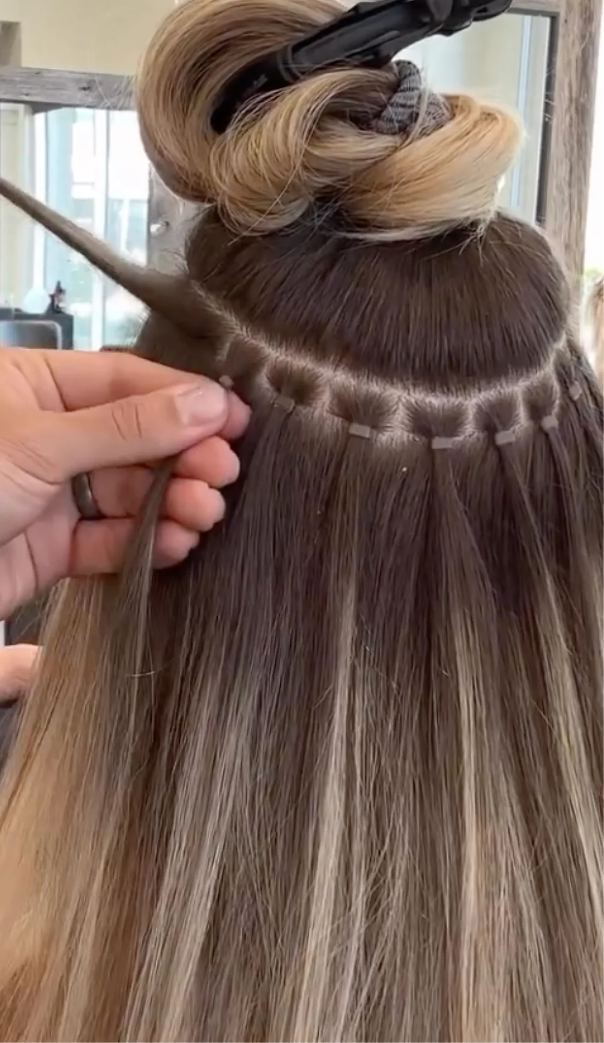 Regular Beaded Weft Extensions